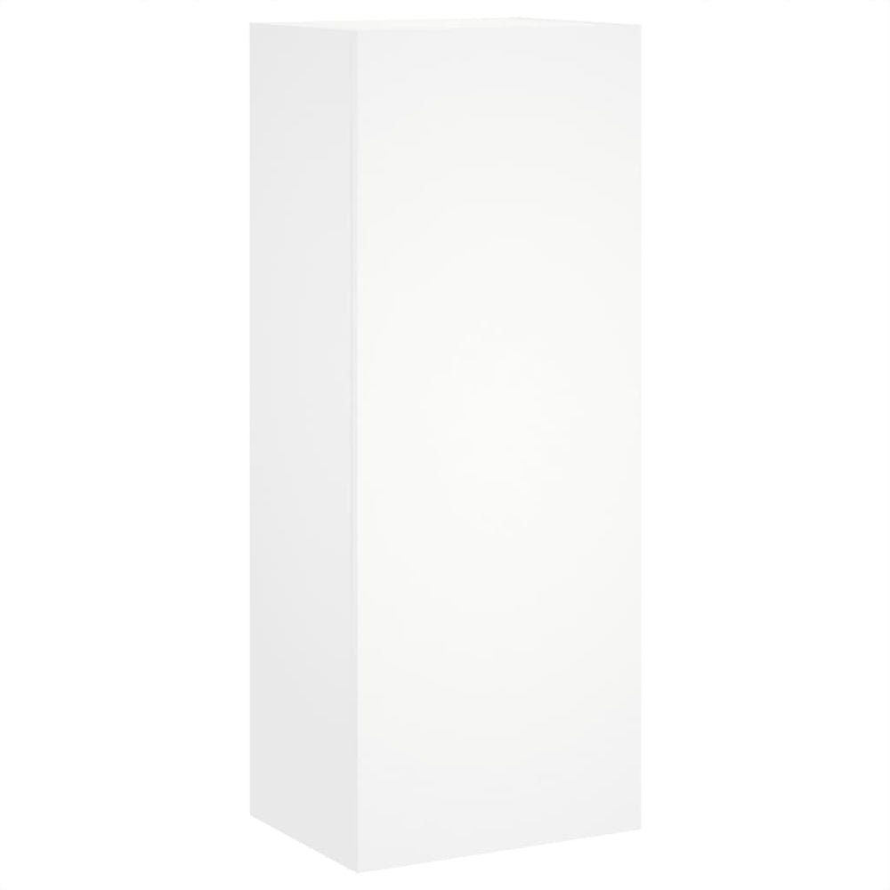 vidaXL Meuble TV mural Blanc 40,5x30x102 cm Bois d'ingénierie