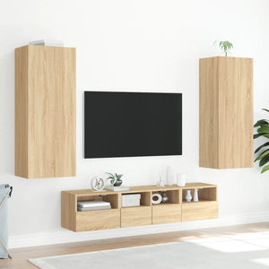 TV-Wandschrank Sonoma-Eiche 40,5x30x102 cm