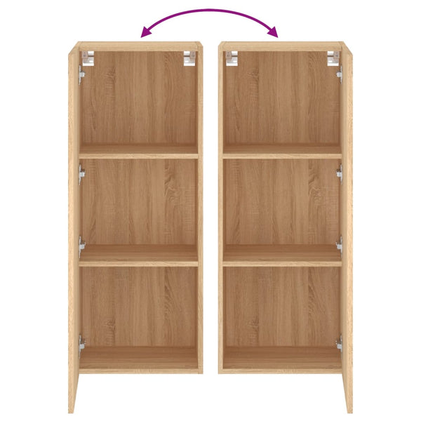 TV-Wandschrank Sonoma-Eiche 40,5x30x102 cm