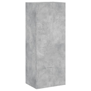 TV-Wandschrank Betongrau 40,5x30x102 cm