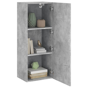 TV-Wandschrank Betongrau 40,5x30x102 cm
