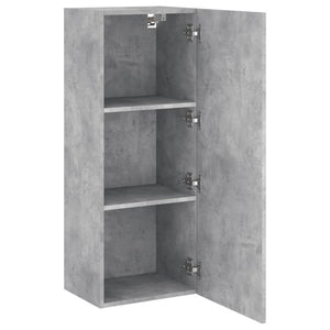TV-Wandschrank Betongrau 40,5x30x102 cm