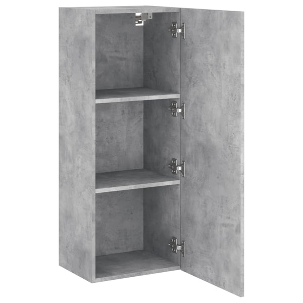 TV-Wandschrank Betongrau 40,5x30x102 cm