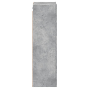 TV-Wandschrank Betongrau 40,5x30x102 cm