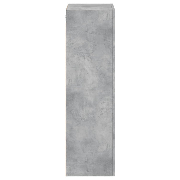 TV-Wandschrank Betongrau 40,5x30x102 cm