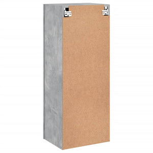 TV-Wandschrank Betongrau 40,5x30x102 cm