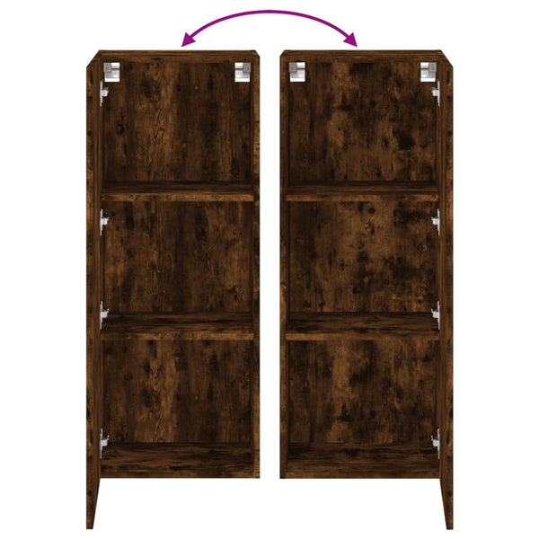 TV-Wandschrank Räuchereiche 40,5x102 cm