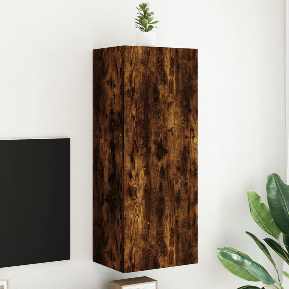 TV-Wandschrank Räuchereiche 40,5x102 cm