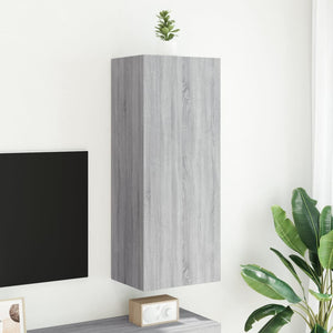 TV-Wandschrank Grau Sonoma 40,5x30x102 cm