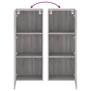TV-Wandschrank Grau Sonoma 40,5x30x102 cm