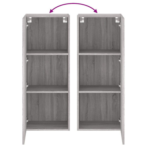 TV-Wandschrank Grau Sonoma 40,5x30x102 cm
