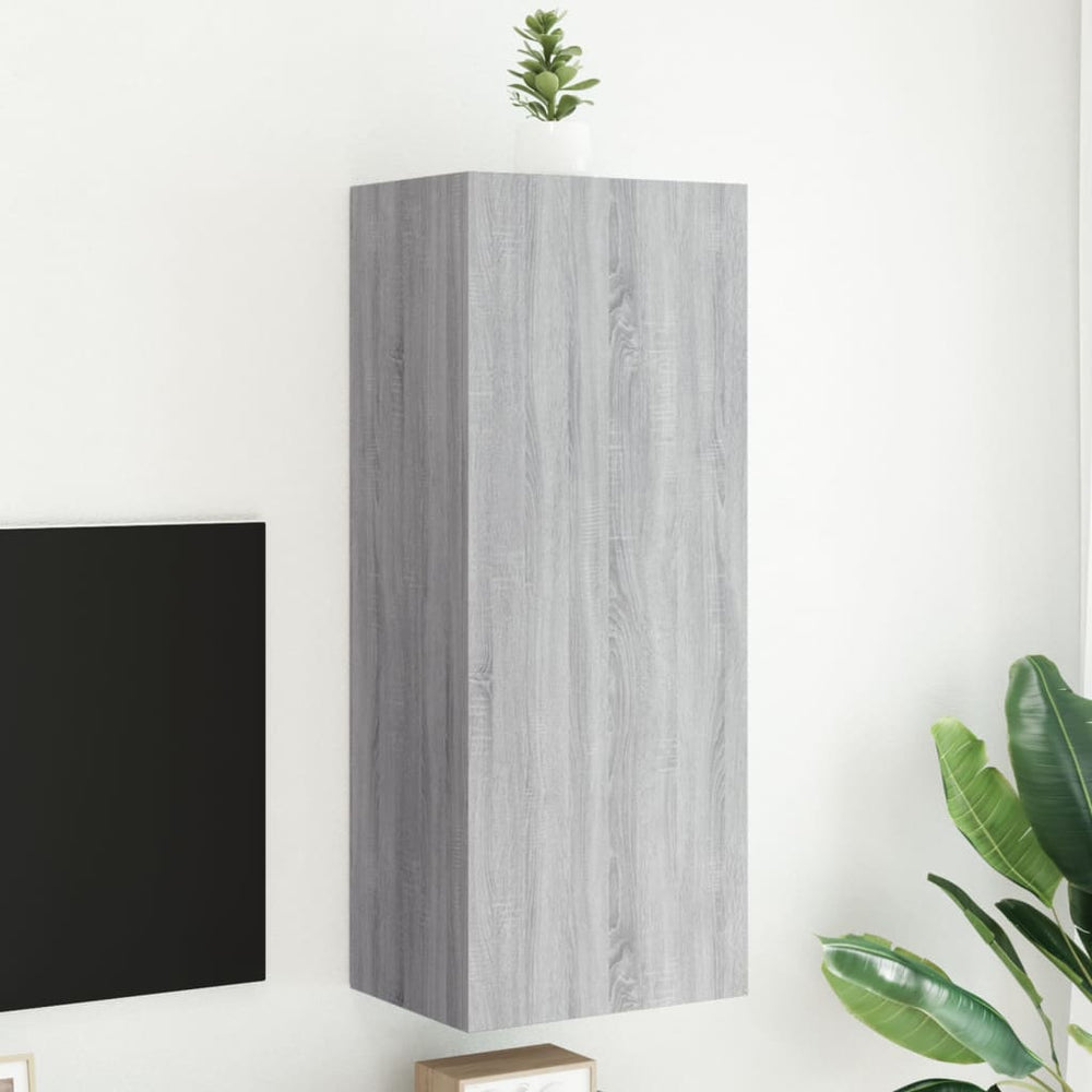 TV-Wandschrank Grau Sonoma 40,5x30x102 cm