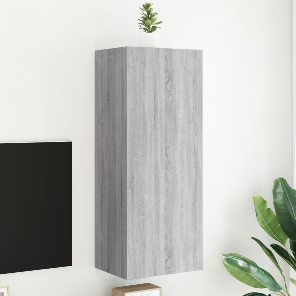 TV-Wandschrank Grau Sonoma 40,5x30x102 cm
