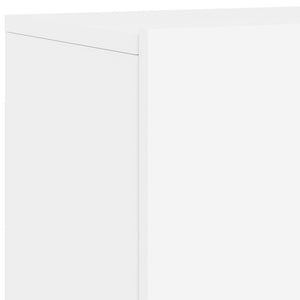 Weiße TV-Wandschränke, 2er-Set, 60 cm