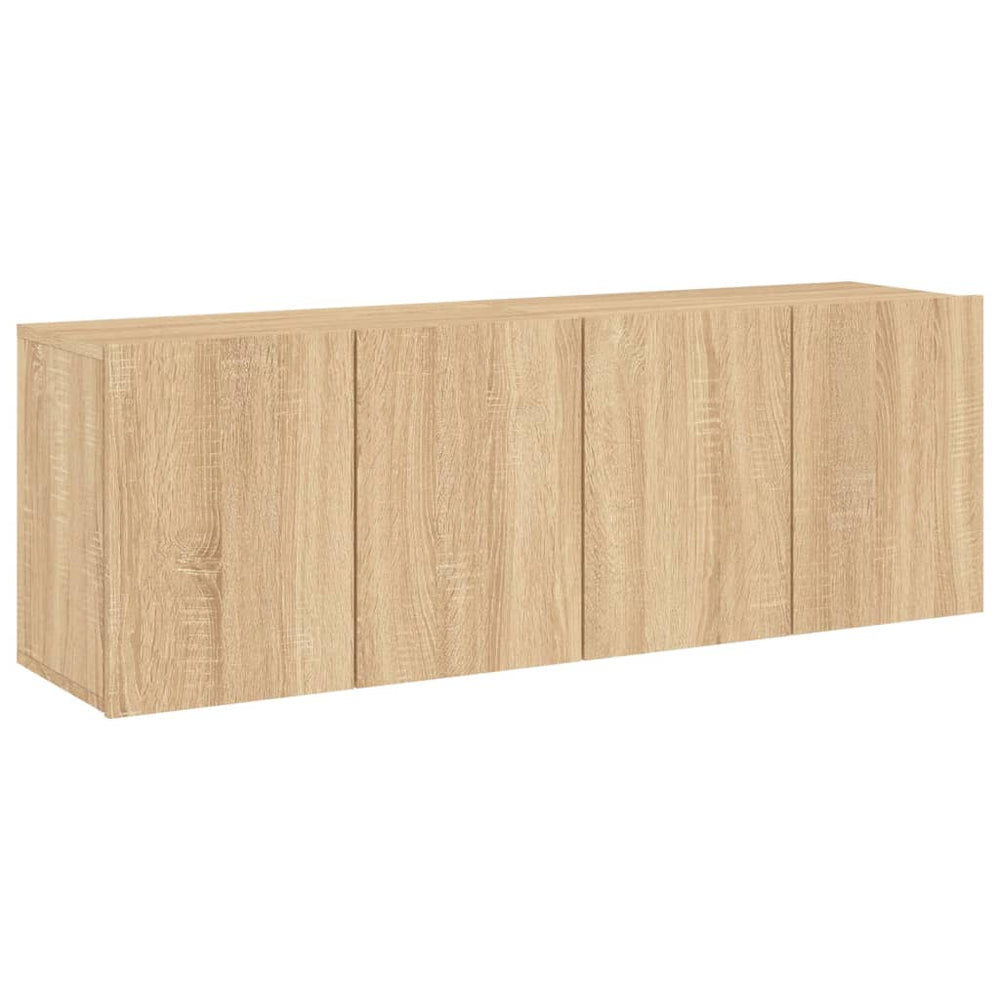 vidaXL Meubles TV muraux 2 pcs Chêne Sonoma 60x30x41 cm