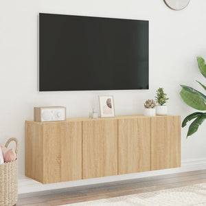 TV-Wandschränke Sonoma-Eiche 60 cm, 2er-Set