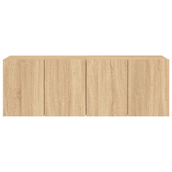TV-Wandschränke Sonoma-Eiche 60 cm, 2er-Set