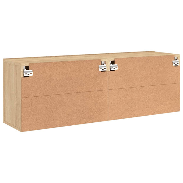 TV-Wandschränke Sonoma-Eiche 60 cm, 2er-Set