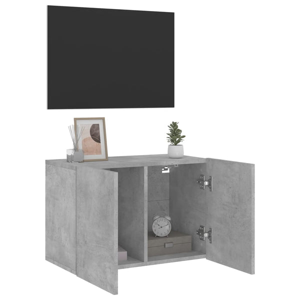 TV-Wandschrank Betongrau 60 cm