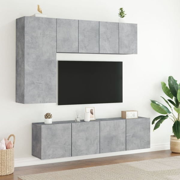 TV-Wandschrank Betongrau 60 cm