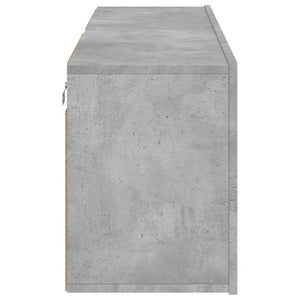 TV-Wandschränke, Betongrau, 2er-Set