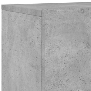 TV-Wandschränke, Betongrau, 2er-Set