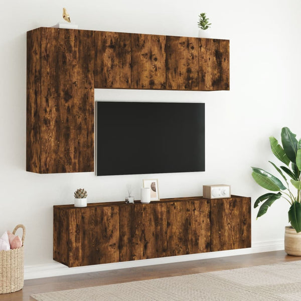 TV-Wandschrank Räuchereiche 60 cm
