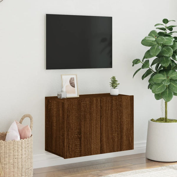 TV-Wandschrank Braun Eichen-Optik 60 cm