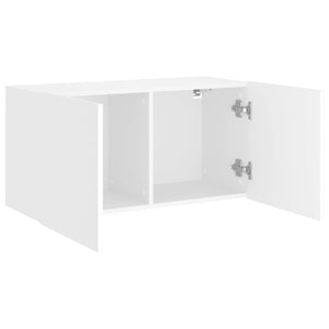 TV-Wandschrank Weiß 80 cm