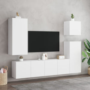 TV-Wandschrank Weiß 80 cm