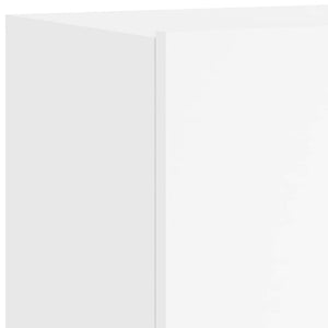 Weiße TV-Wandschränke 80x30x41 cm, 2er-Set
