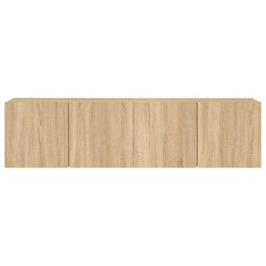 TV-Wandschränke Sonoma-Eiche 80x30x41 cm, 2er-Set