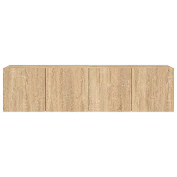 TV-Wandschränke Sonoma-Eiche 80x30x41 cm, 2er-Set