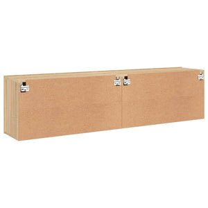 TV-Wandschränke Sonoma-Eiche 80x30x41 cm, 2er-Set