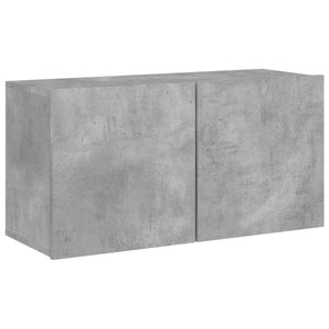 TV-Wandschrank Betongrau 80 cm