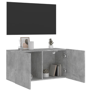 TV-Wandschrank Betongrau 80 cm