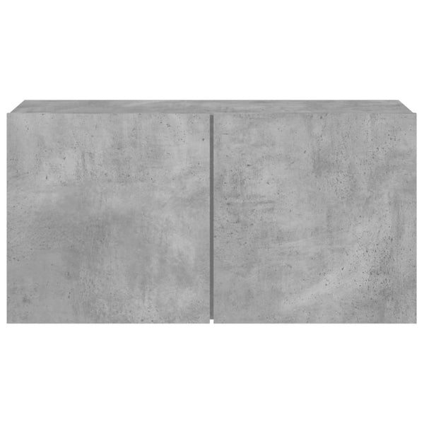 TV-Wandschrank Betongrau 80 cm