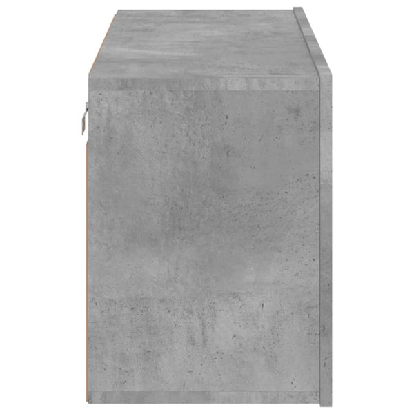 TV-Wandschrank Betongrau 80 cm