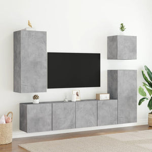 TV-Wandschrank Betongrau 80 cm