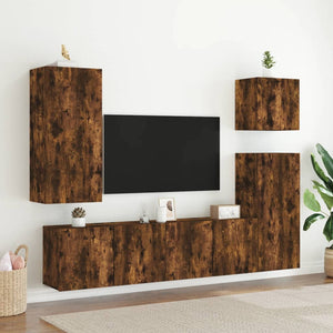 TV-Wandschrank Räuchereiche 80 cm