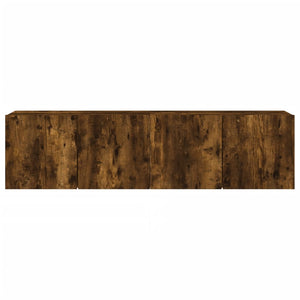 TV-Wandschränke 80x30x41 cm Räuchereiche 2er Set