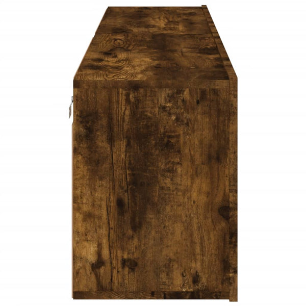 TV-Wandschränke 80x30x41 cm Räuchereiche 2er Set