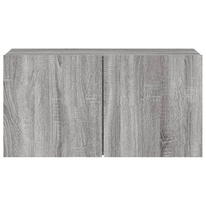 TV-Wandschrank Grau Sonoma 80 cm