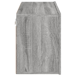 TV-Wandschrank Grau Sonoma 80 cm