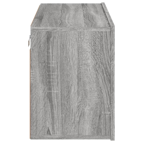 TV-Wandschrank Grau Sonoma 80 cm
