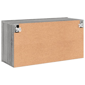 TV-Wandschrank Grau Sonoma 80 cm