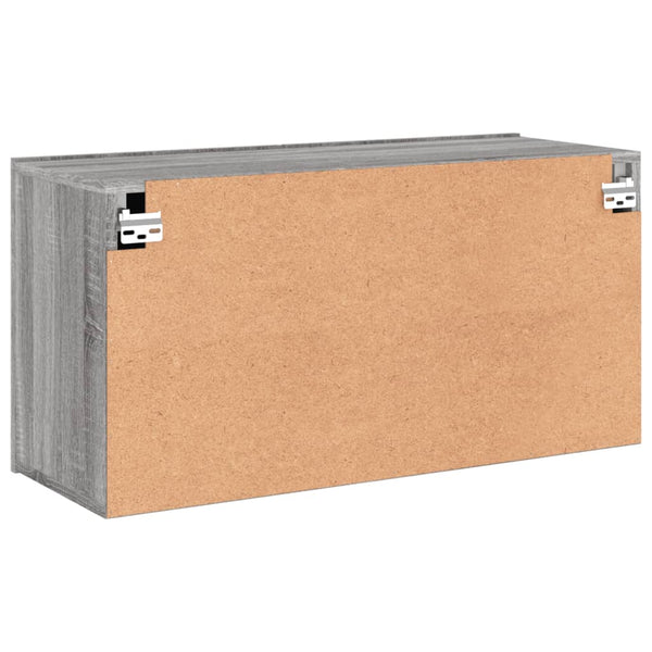 TV-Wandschrank Grau Sonoma 80 cm