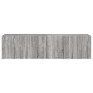 TV-Wandschränke, Grau Sonoma, 2er-Set