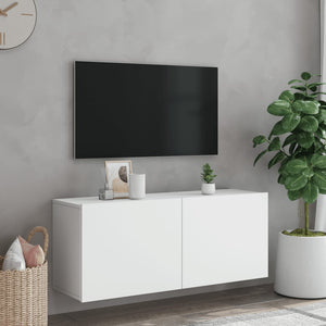 TV-Wandschrank Weiß 100 cm