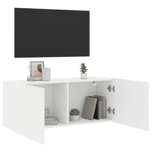 TV-Wandschrank Weiß 100 cm